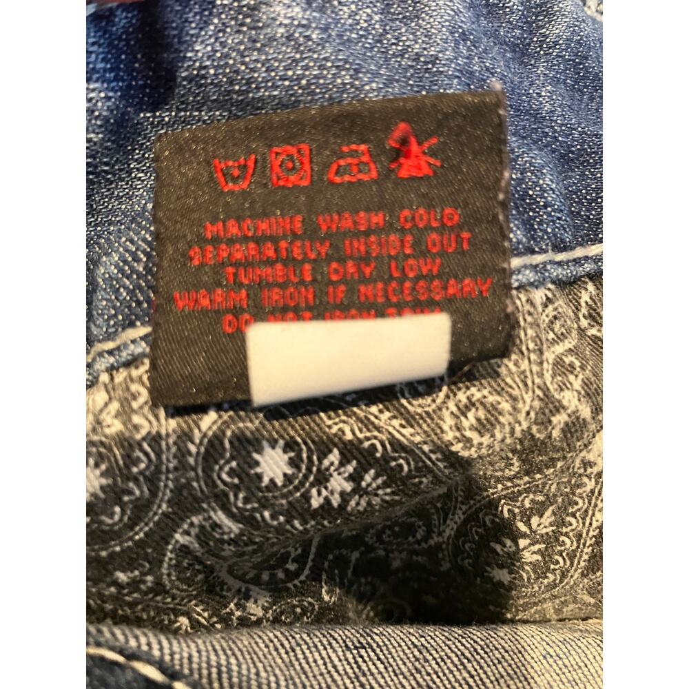 Rock‎ & Roll Denim Men’s 29x34 Pistol Straight Leg Jeans Medium Wash Stretch - Picture 4 of 11
